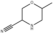 3-Morpholinecarbonitrile, 6-methyl- Struktur