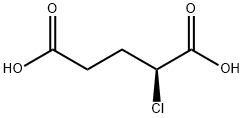 Pentanedioic acid, 2-chloro-, (2S)- Struktur