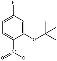 2-(tert-butoxy)-4-fluoro-1-nitrobenzene Struktur