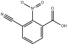 Benzoic acid, 3-cyano-2-nitro- Struktur