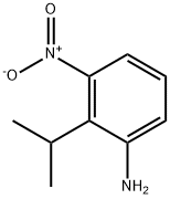 Benzenamine, 2-(1-methylethyl)-3-nitro- Struktur