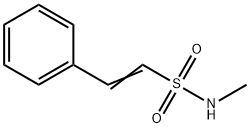 N-methyl-2-phenylethene-1-sulfonamide Struktur