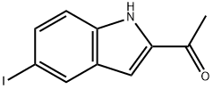 Ethanone, 1-(5-iodo-1H-indol-2-yl)- Struktur