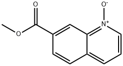 7-Quinolinecarboxylic acid, methyl ester, 1-oxide Struktur