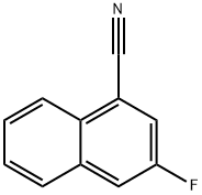 1-Naphthalenecarbonitrile, 3-fluoro- Struktur