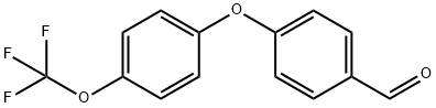 Benzaldehyde, 4-[4-(trifluoromethoxy)phenoxy]- Struktur