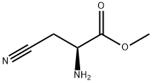 Alanine, 3-cyano-, methyl ester Struktur