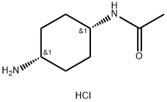 Acetamide, N-(cis-4-aminocyclohexyl)-, hydrochloride (1:1) Struktur