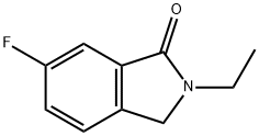 1H-Isoindol-1-one, 2-ethyl-6-fluoro-2,3-dihydro- Struktur