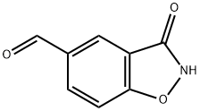 1,2-Benzisoxazole-5-carboxaldehyde, 2,3-dihydro-3-oxo- Struktur