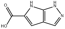 Pyrrolo[2,3-c]pyrazole-5-carboxylic acid, 1,6-dihydro- Struktur