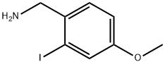 Benzenemethanamine, 2-iodo-4-methoxy- Struktur