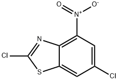 Benzothiazole, 2,6-dichloro-4-nitro- Struktur