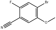 4-溴-2-氟-5-甲氧基苯腈, 1379363-37-7, 結(jié)構(gòu)式