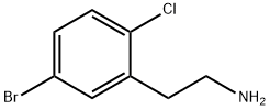 2-(5-bromo-2-chlorophenyl)ethan-1-amine Struktur