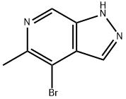 1H-Pyrazolo[3,4-c]pyridine, 4-bromo-5-methyl- Struktur