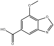 5-Benzoxazolecarboxylic acid, 7-methoxy- Struktur