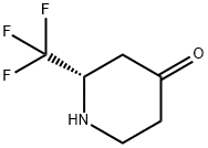 4-Piperidinone, 2-(trifluoromethyl)-, (2S)- Struktur