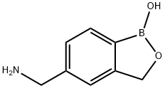 5-(Aminomethyl)-2,1-benzoxaborol-1(3H)-ol hydrochloride Struktur