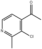 1-(3-chloro-2-methylpyridin-4-yl)ethanone Struktur