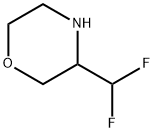 Morpholine, 3-(difluoromethyl)- Struktur