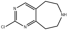 2-chloro-5H,6H,7H,8H,9H-pyrimido[4,5-d]azepine Struktur