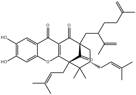 ヌジアンゲホリンA 化學構造式