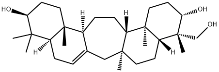 (4S)-C(14a)-Homo-27-norgammacer-14-ene-3β,21α,24-triol Struktur