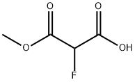 Propanedioic acid, 2-fluoro-, 1-methyl ester Struktur