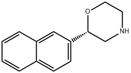 Morpholine,2-(2-naphthalenyl)-,(2S)- Struktur