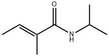 2-Butenamide, 2-methyl-N-(1-methylethyl)-, (E)- (9CI) Struktur