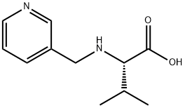 Valine, N-(3-pyridinylmethyl)- Struktur