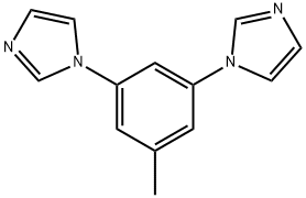 1,1'-(5-methyl-1,3-phenylene)bis(1H-imidazole) Struktur