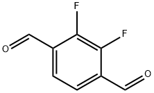 1,4-Benzenedicarboxaldehyde, 2,3-difluoro- Struktur