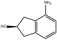 (R)-4-Amino-2,3-dihydro-1H-inden-2-ol Struktur