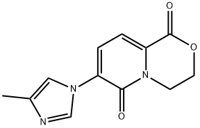 7-(4-methyl-1H-imidazol-1-yl)-3,4-dihydropyrido[2,1-c][1,4]oxazine-1,6-dione Struktur