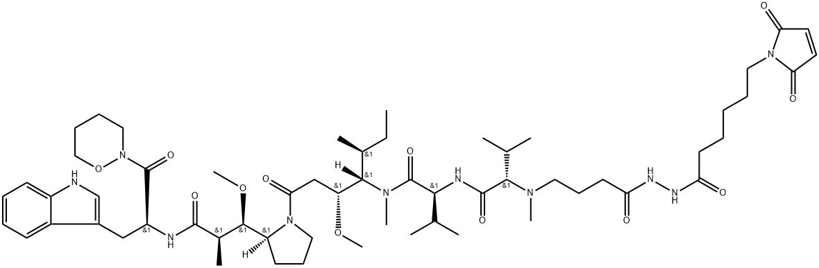 MC-Alkyl-Hydrazine Modified MMAF Struktur