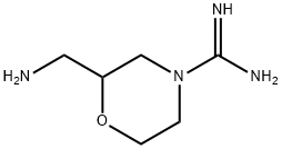 4-Morpholinecarboximidamide, 2-(aminomethyl) Struktur