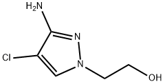 1H-Pyrazole-1-ethanol, 3-amino-4-chloro- Struktur