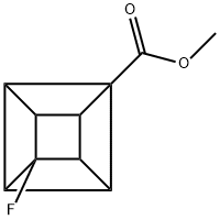 Methyl (1S,2R,3R,8S)-4-fluorocubane-1-carboxylate Struktur