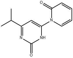 2-Hydroxy-4-(1H-pyridin-2-one)-6-(iso-propyl)pyrimidine Struktur