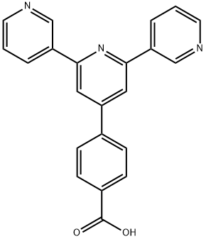 4′-(4-carboxyphenyl)-3,2′:6′,3″-terpyridine Struktur