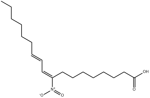 9(E),11(E)-9-nitro Conjugated Linoleic Acid Struktur