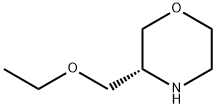 Morpholine, 3-(ethoxymethyl)-, (3R)- Struktur