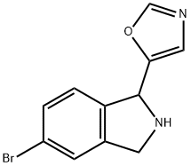 5-Bromo-1-(1,3-Oxazol-5-Yl)-2,3-Dihydro-1H-Isoindole(WX165016) Struktur