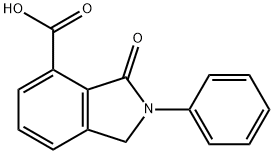 1H-Isoindole-4-carboxylic acid, 2,3-dihydro-3-oxo-2-phenyl- Struktur