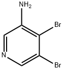 4,5-dibromopyridin-3-amine Struktur