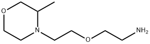 Ethanamine, 2-[2-(3-methyl-4-morpholinyl)ethoxy]- Struktur