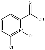 2-Pyridinecarboxylic acid, 6-chloro-, 1-oxide Struktur