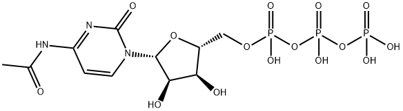 N4-Acetylcytidine triphosphate Struktur